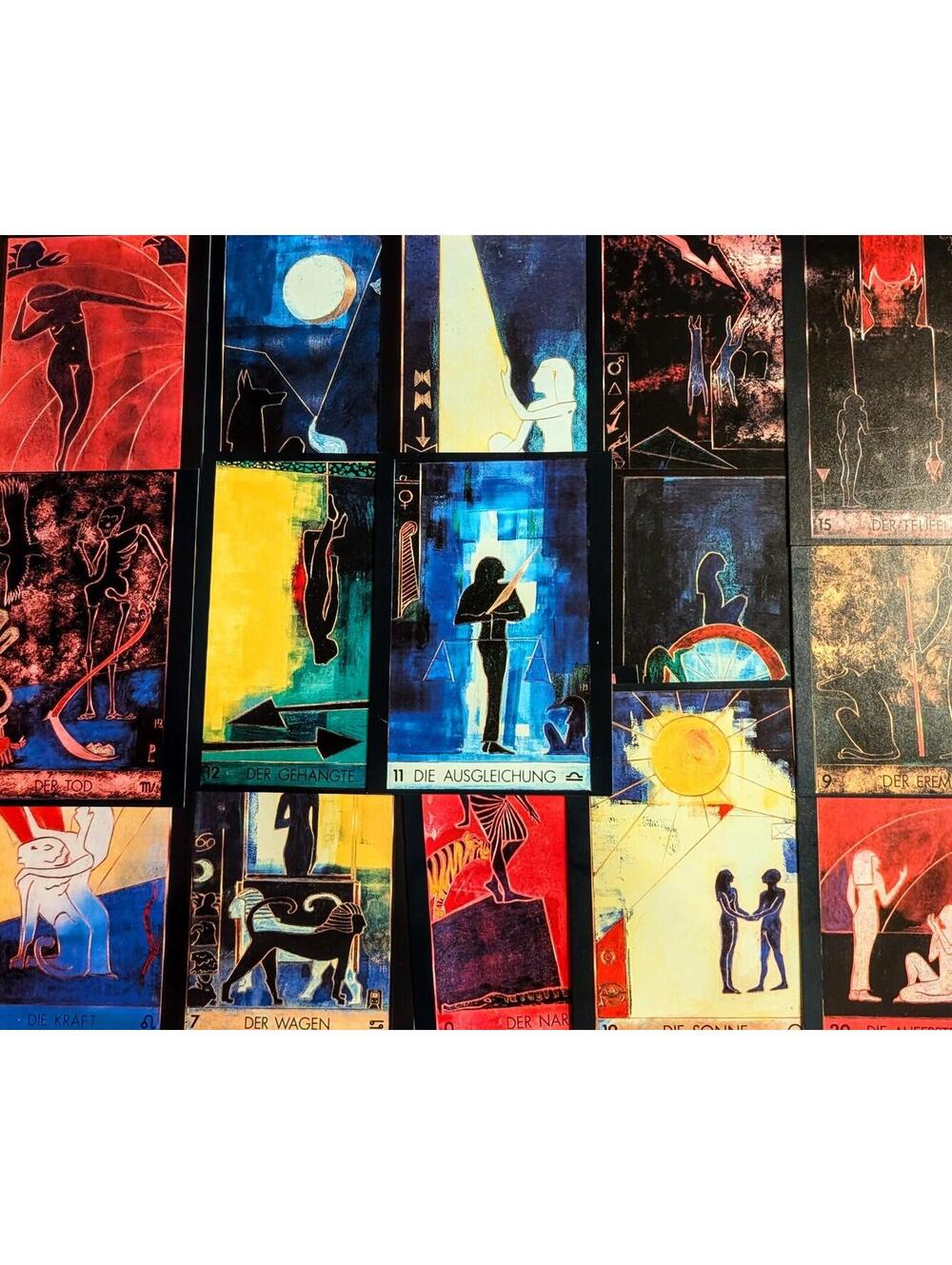 Hofman-Barth Self Published Tarot RARE VTG HTF 22 Major Arcana Cards Postcards